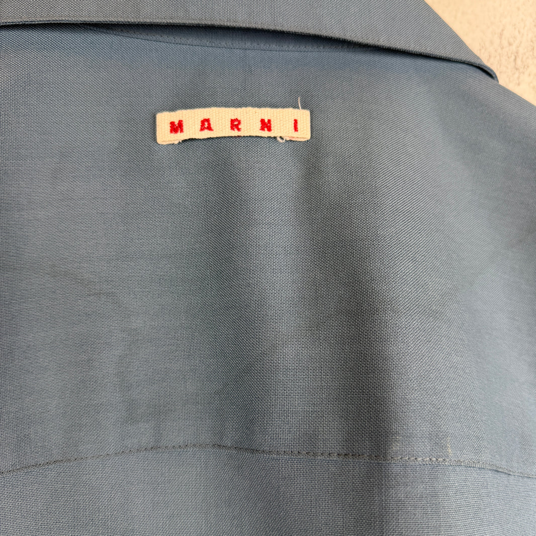 Marni Blue Button Up Shirt