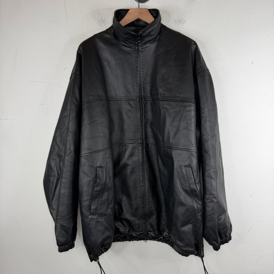 Balenciaga Leather Track Jacket