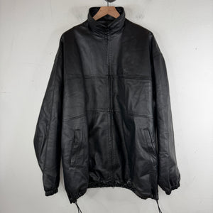 Balenciaga Leather Track Jacket