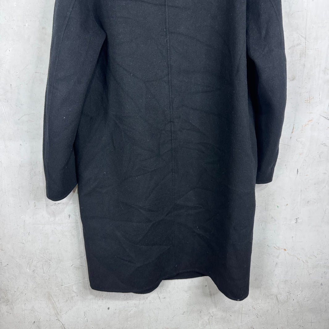 Acne Studios Unlined Black Wool Coat