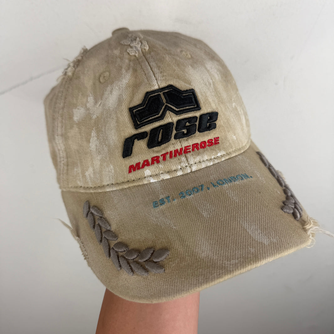 Martine Rose Bleached Crest Hat