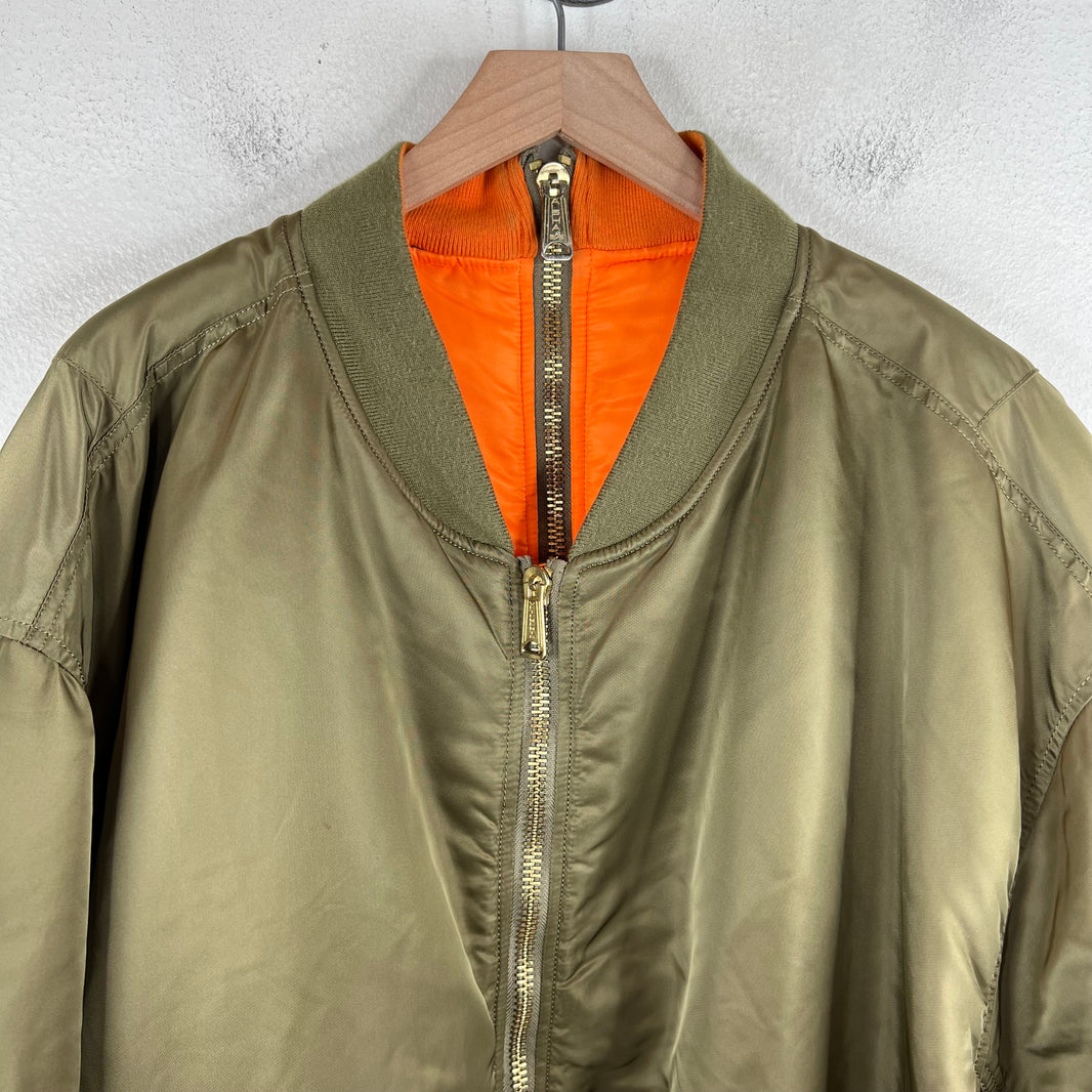 Vetements Alpha Industries Double Zip Bomber Jacket