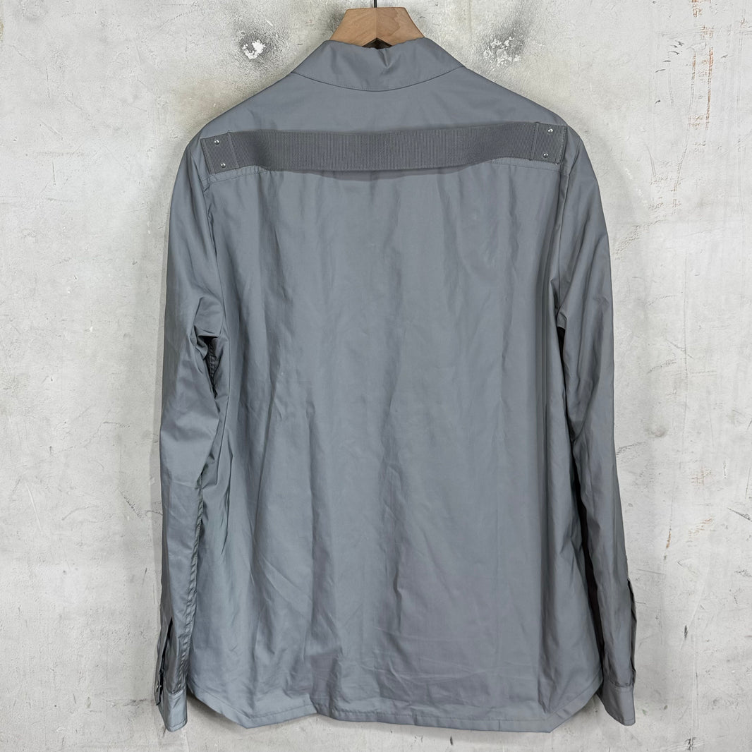 Rick Owens Strobe 3M Reflective Backstrap Overshirt
