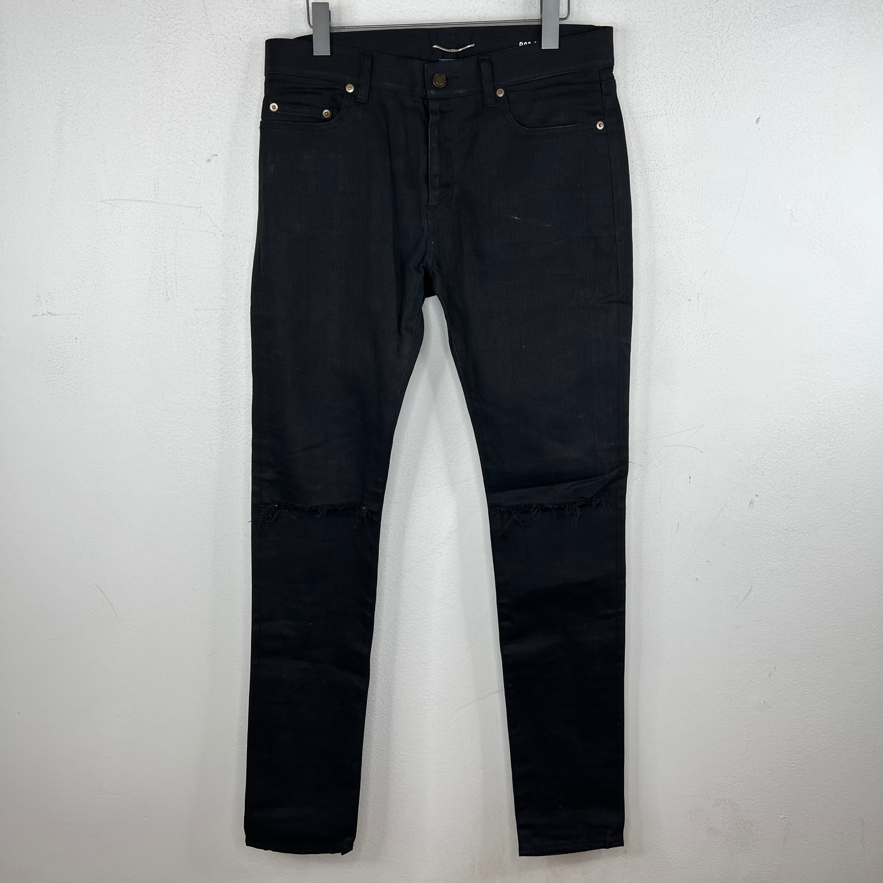 r*i様 【希少】SAINT LAURENT PARIS\"JEAN DERBIE Loose-Fit Jeans in Blue Beat Denim | Saint Laurent | YSL US