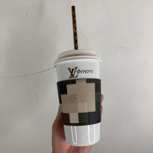 Louis Vuitton Lovers Damier Ceramic/Leather Cup