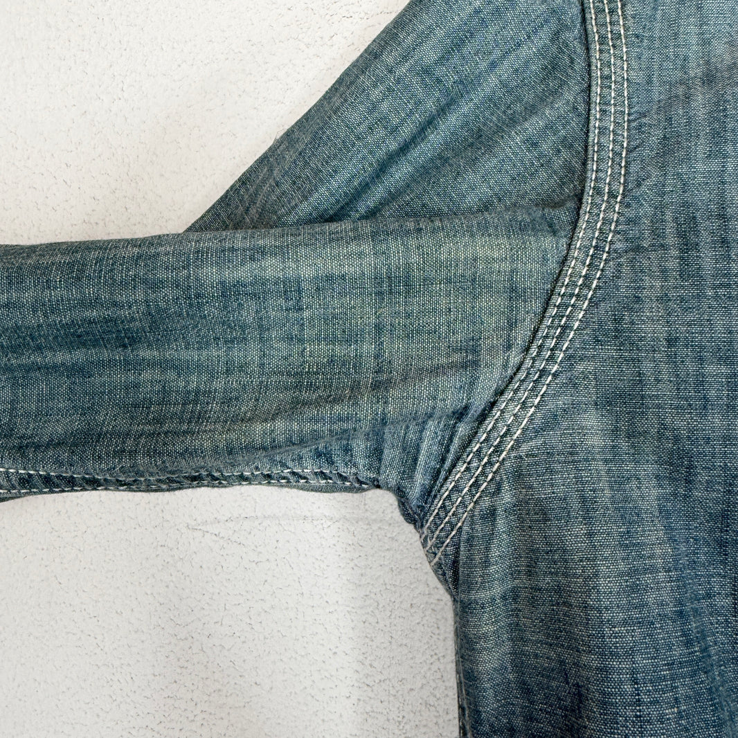 Neighborhood Stencil Denim Shirt