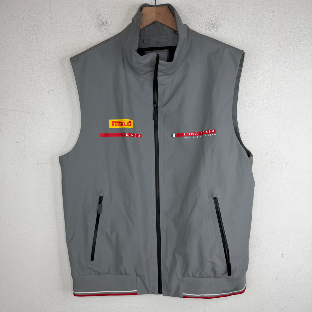 Prada Linea Rossa Gray Vest