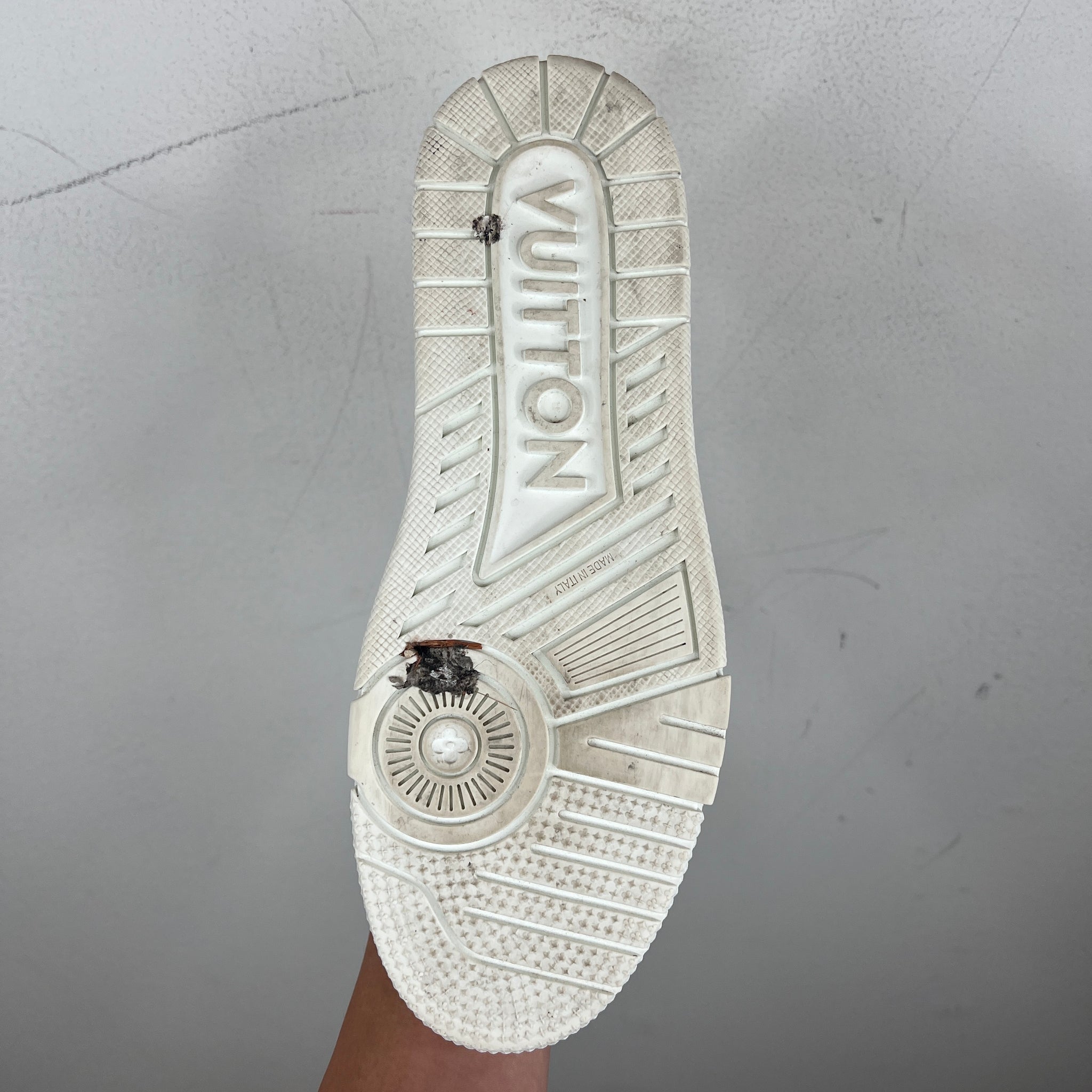 Louis Vuitton White Trainer Lows