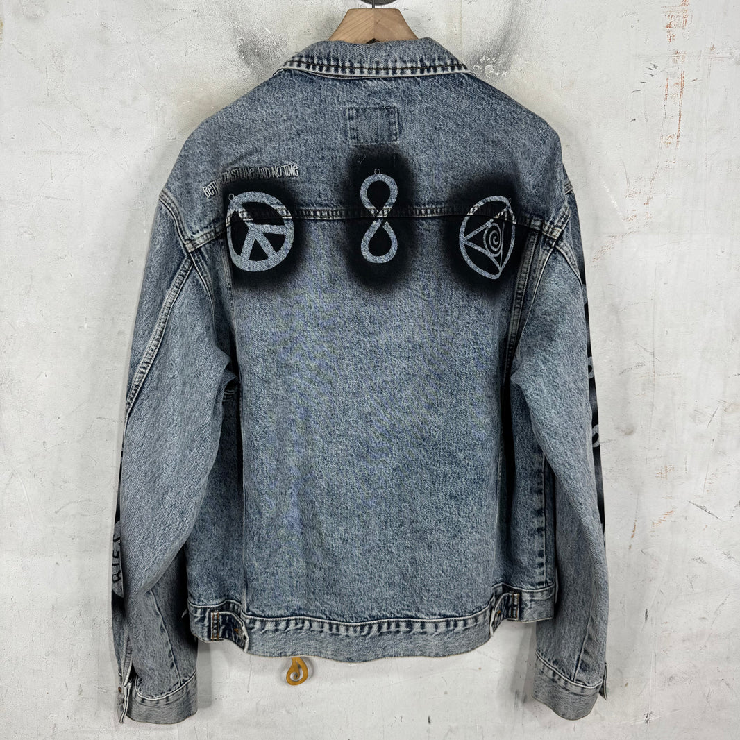 Stussy x Dries Van Noten Stencil Denim Jacket