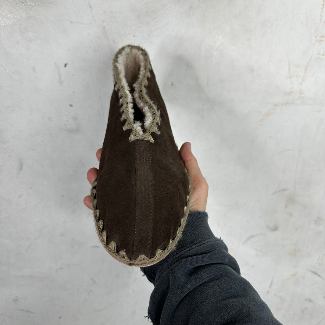 Bode Greco Shearling Slippers