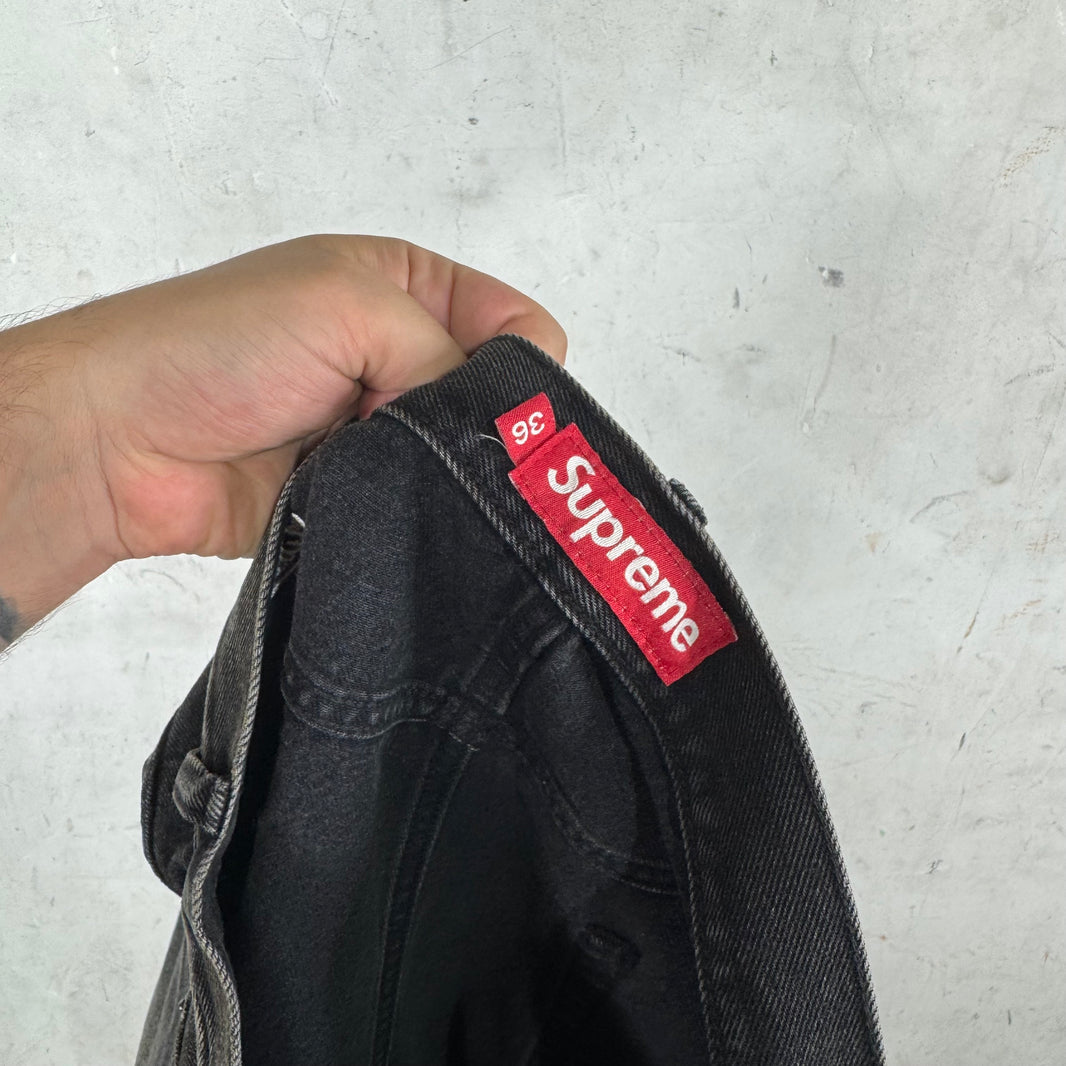 Supreme x Mitchell & Ness Bullets Denim Shorts