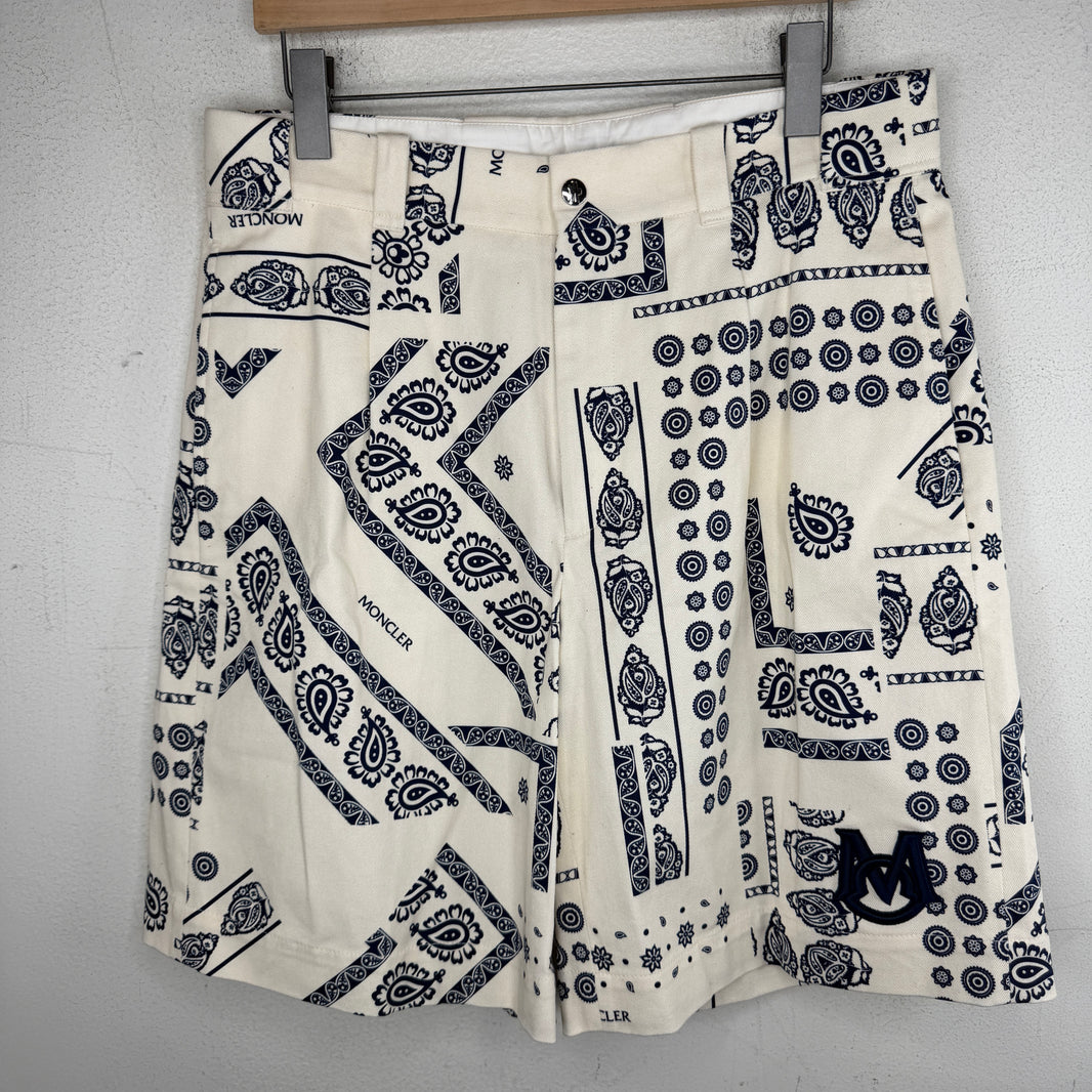 Moncler Paisley Shorts