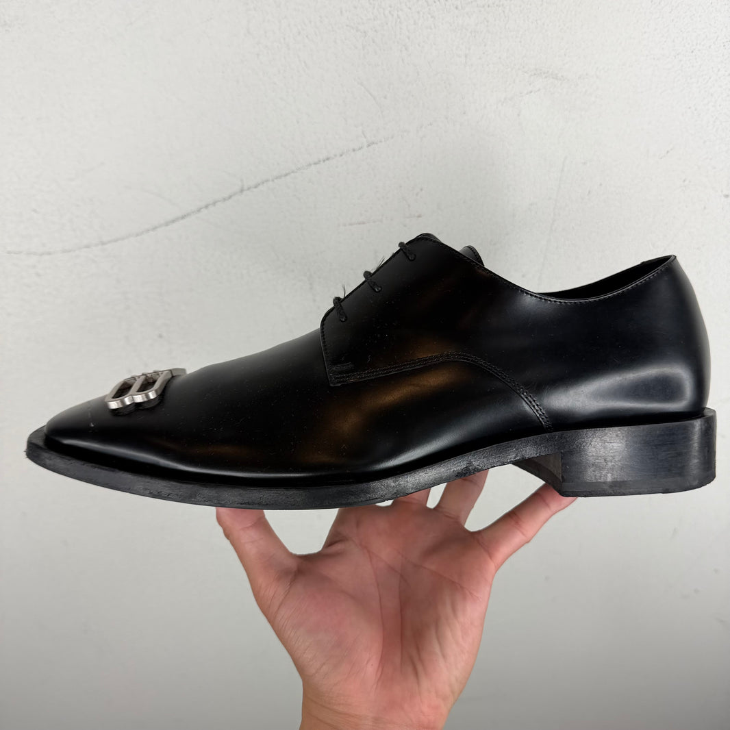 Balenciaga BB Metal Logo Derbies