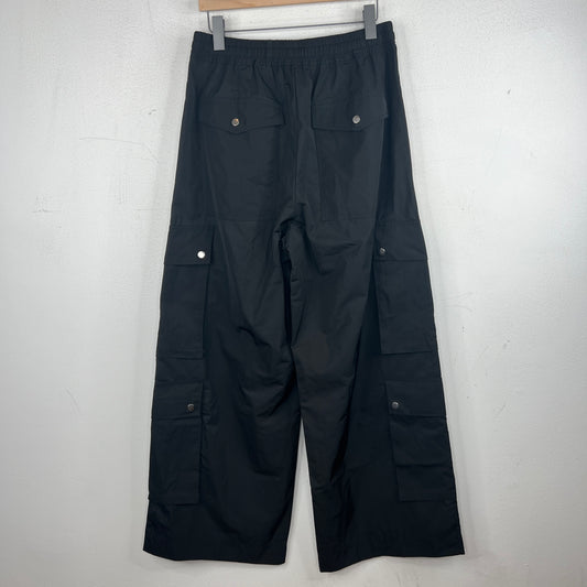 FFFPostalservice Black Drawstring Cargo Pants