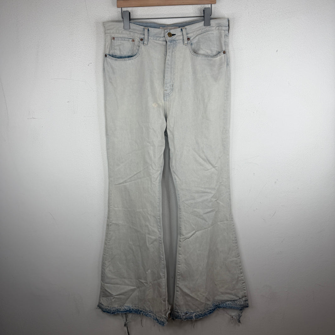 Junya Watanabe Flared Blue Denim Jeans