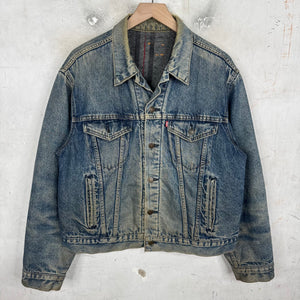 Vintage Levi's Wool Lined Distressed Denim Jacket