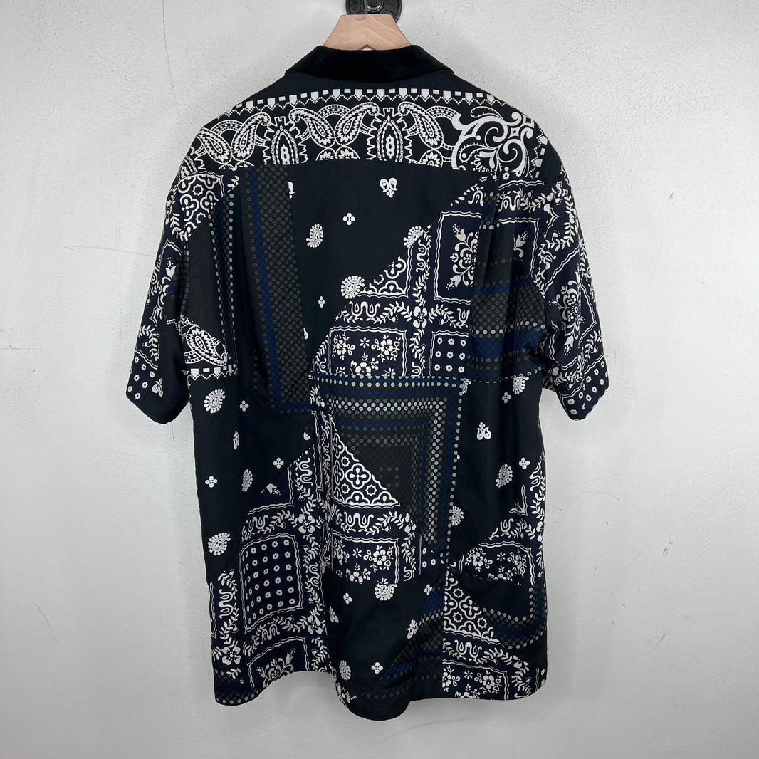 Sacai Bandana Print Button Up Shirt