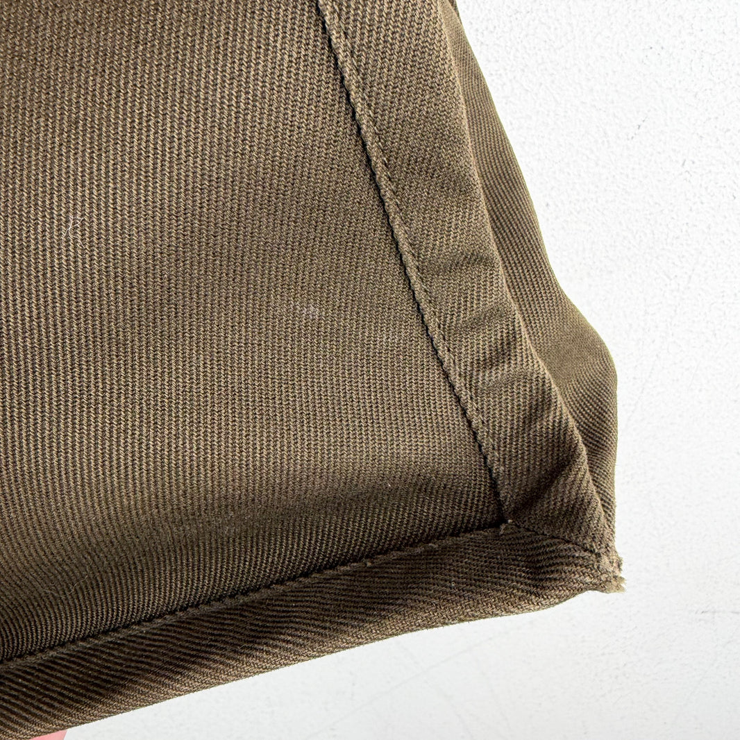 Saint Laurent Green Rive Gauche Canvas Bag