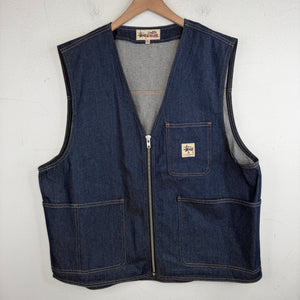 Stussy Denim Zip Vest