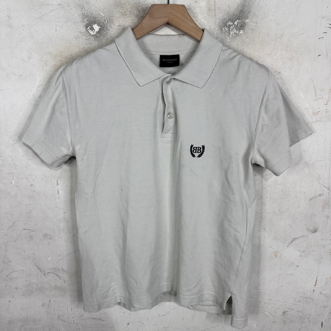 Balenciaga Small Fit Crest Polo