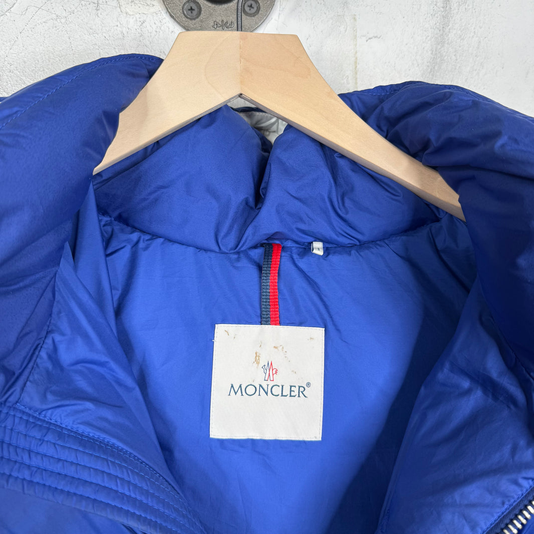 Moncler Blue Two Toned Porier Giubbotto Jacket