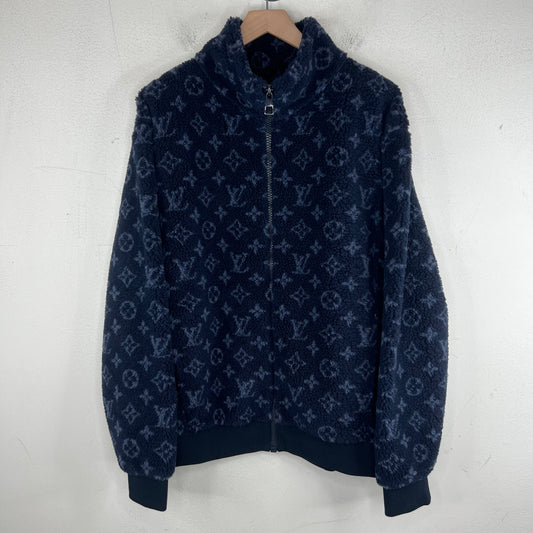 Louis Vuitton Monogram Fleece Zip Jacket