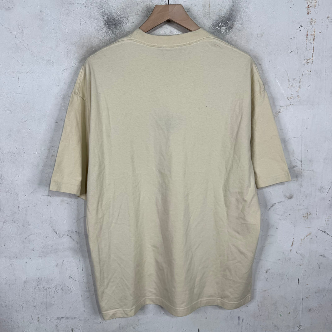 Balenciaga Paris Icon Beige T-Shirt