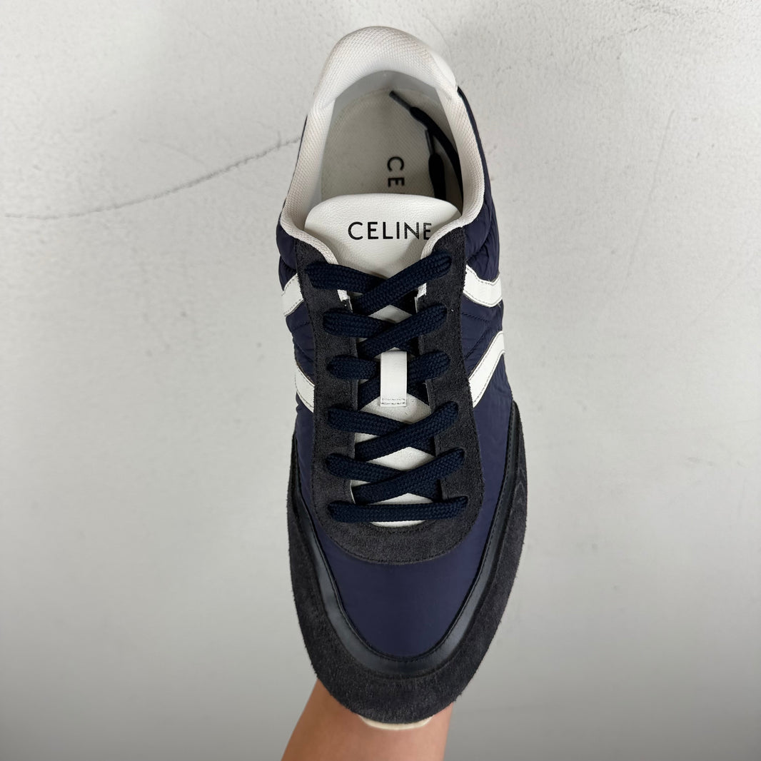 Celine Navy Jogger Low Sneakers