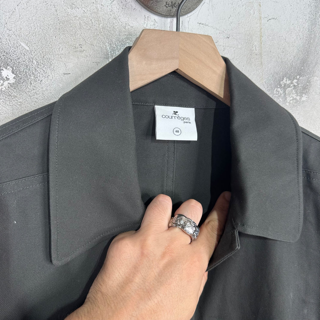 Courreges Charcoal Work Shirt