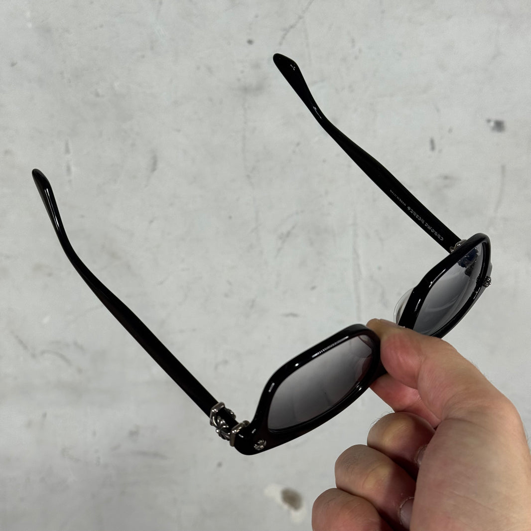 Chrome Hearts Black Vagilante Glasses