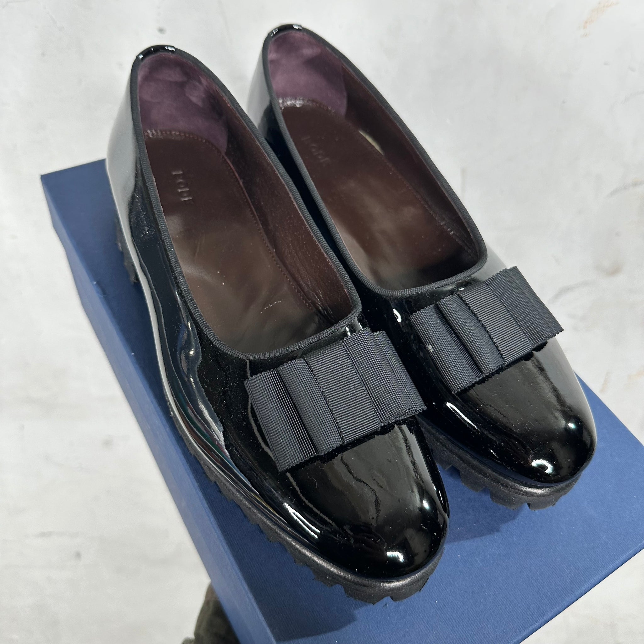 Bode Patent Leather Ribbon Dress Shoe