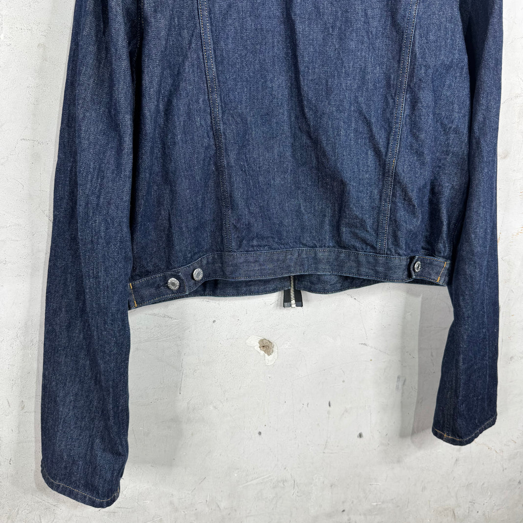Helmut Lang Turn Up Sleeve Denim Jacket