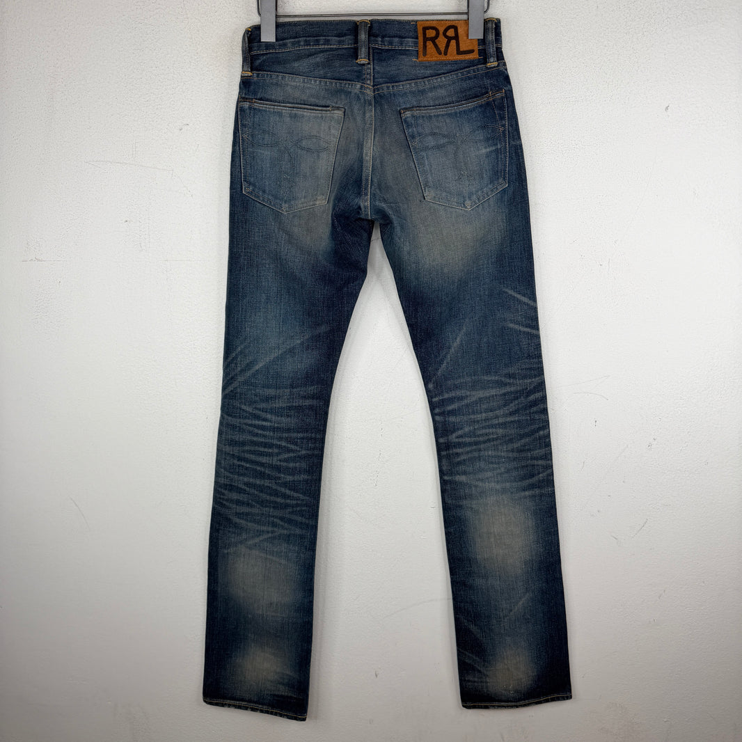 RRL Bootcut Whiskered Selvedge Jeans