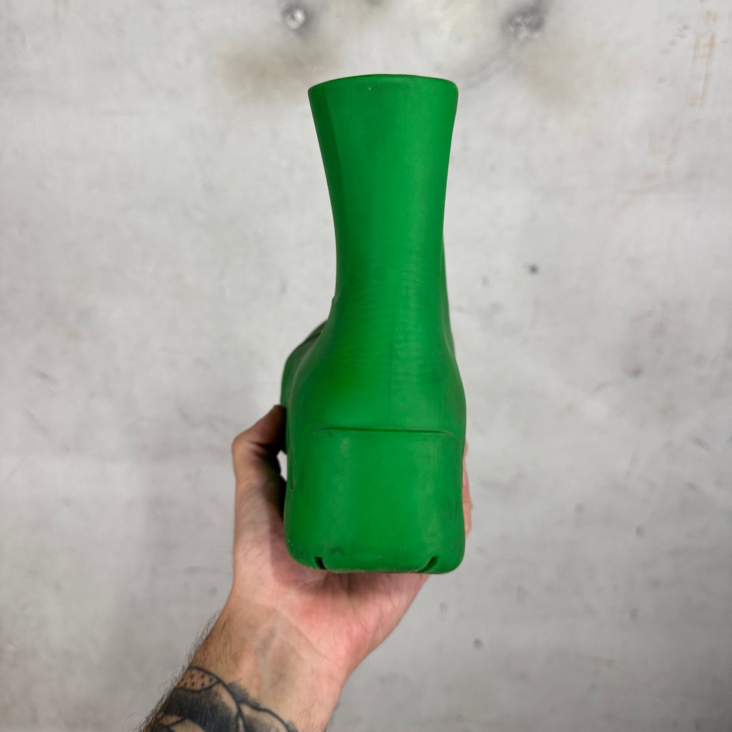 Bottega Veneta Green Rubber Puddle Boots