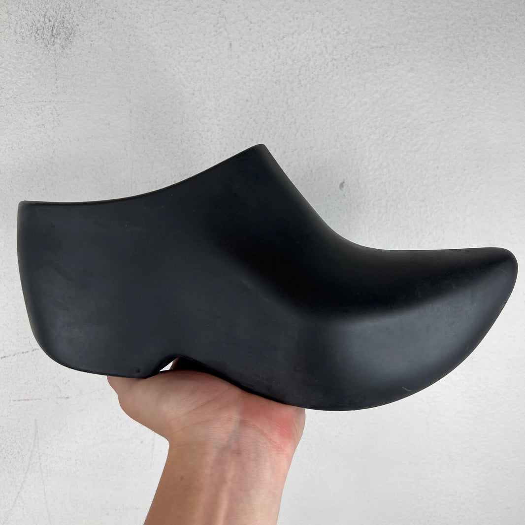 Balenciaga Black Rubber Technoclog Mules