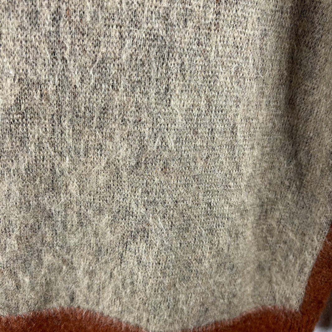Celine Rhinestone Button Up Mohair Cardigan