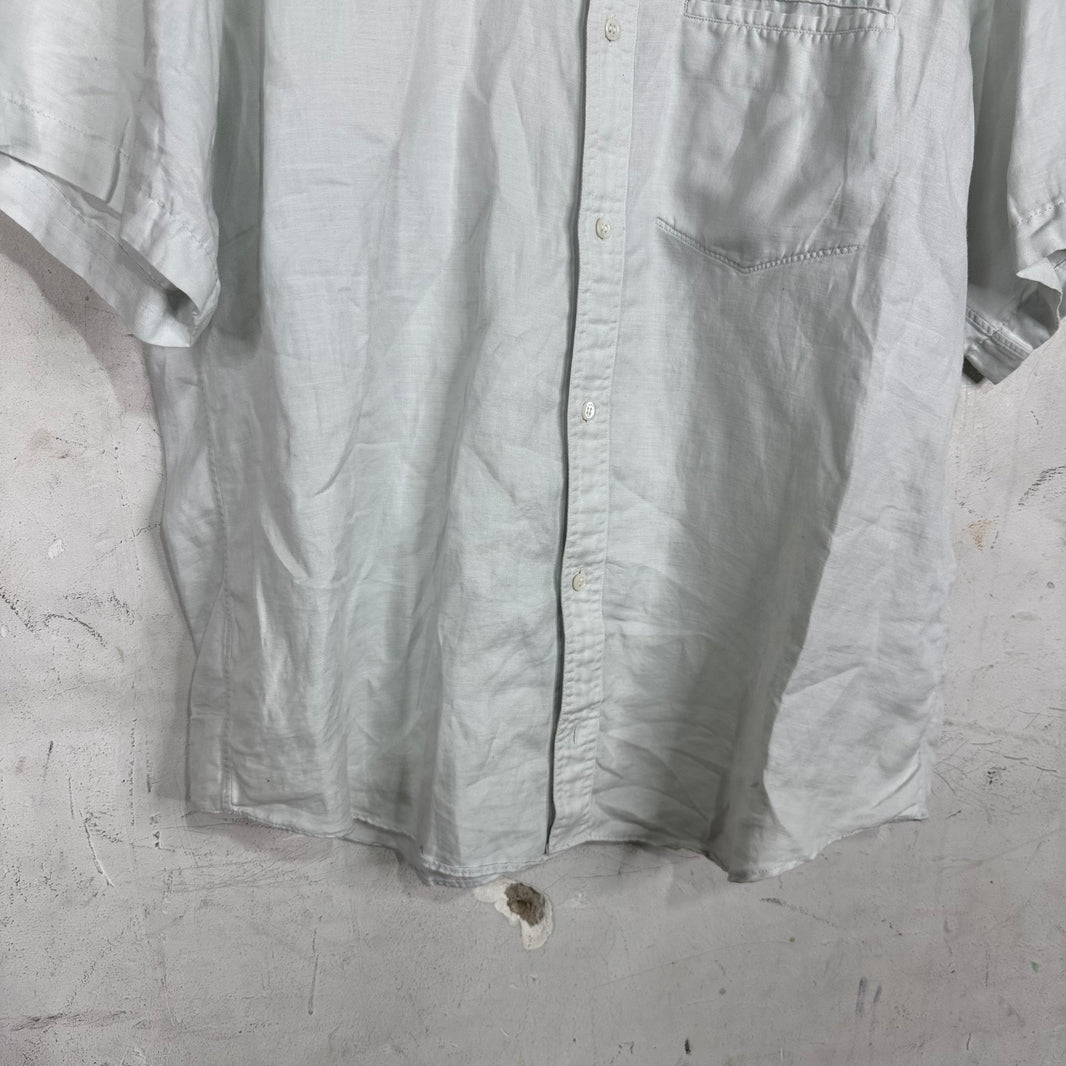 Issey Miyake Logo S/S Buttoned Shirt