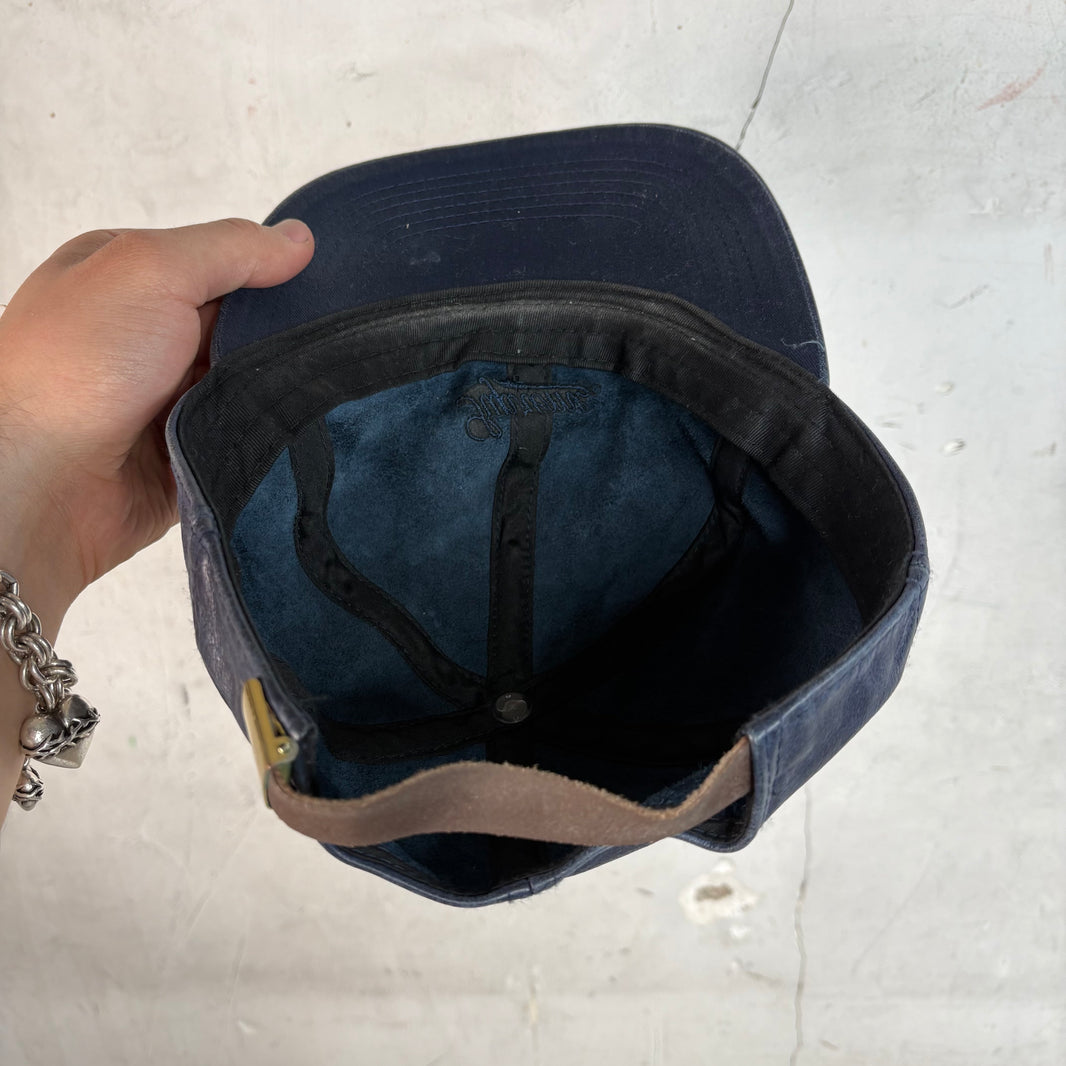 Supreme Leather 6 Panel Hat