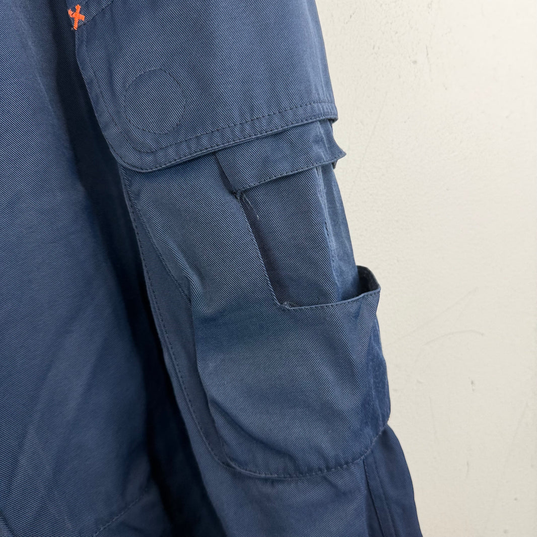 Walter Van Beirendonck Navy Cargo Pants