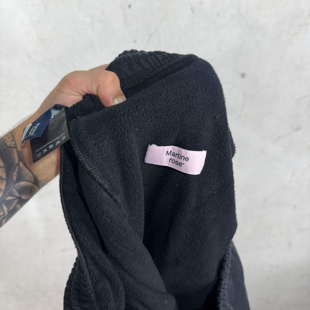 Martine Rose Black Side Stripe Sweatpants