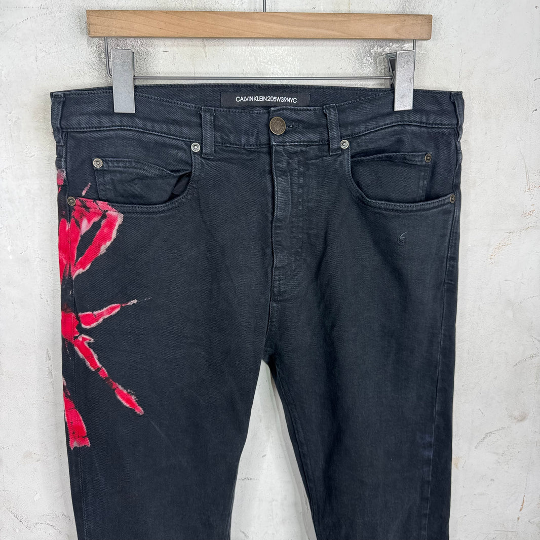 Calvin Klein 205W39NYC Black Tie Dye Jeans