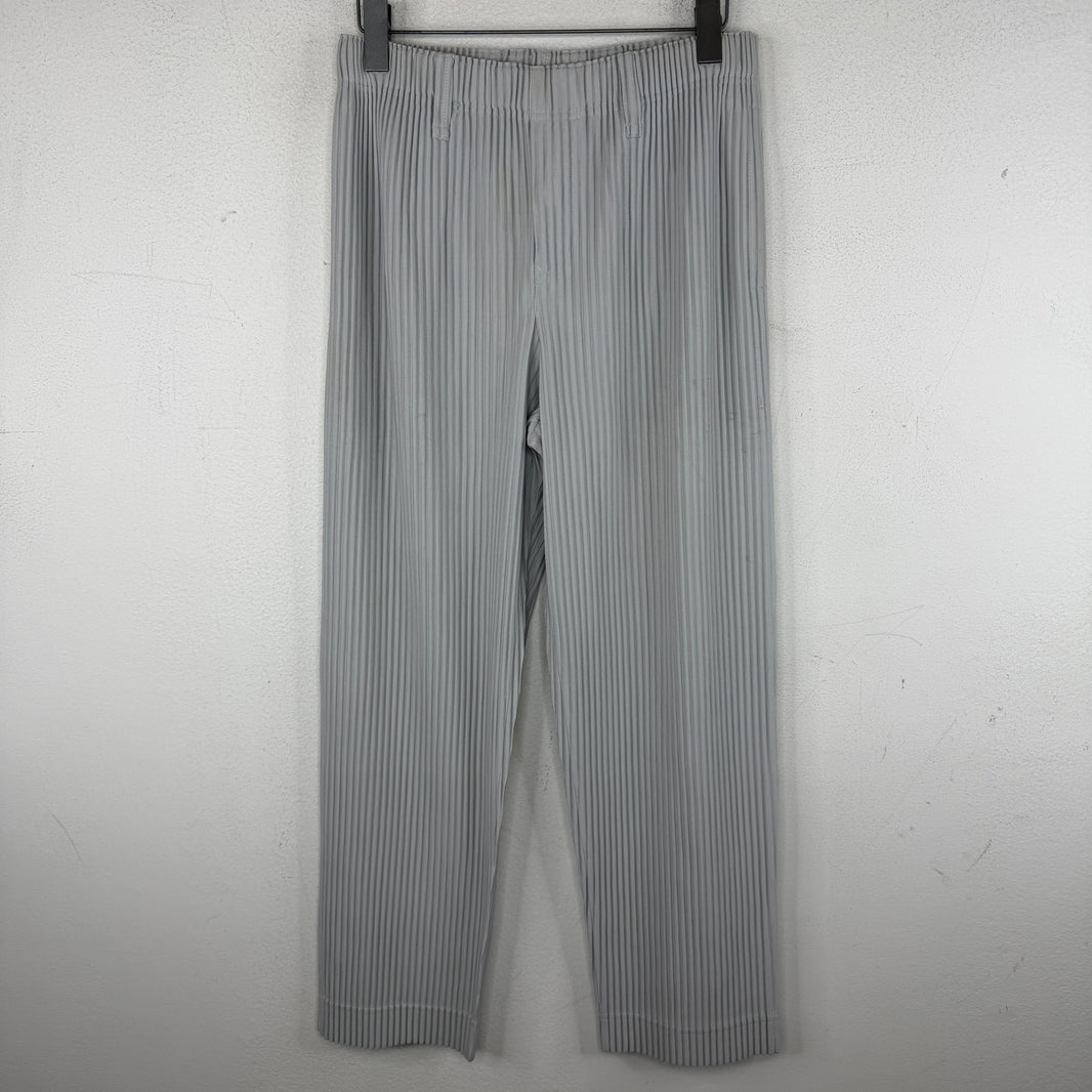Issey Miyake Plisse Grey Pleated Pants