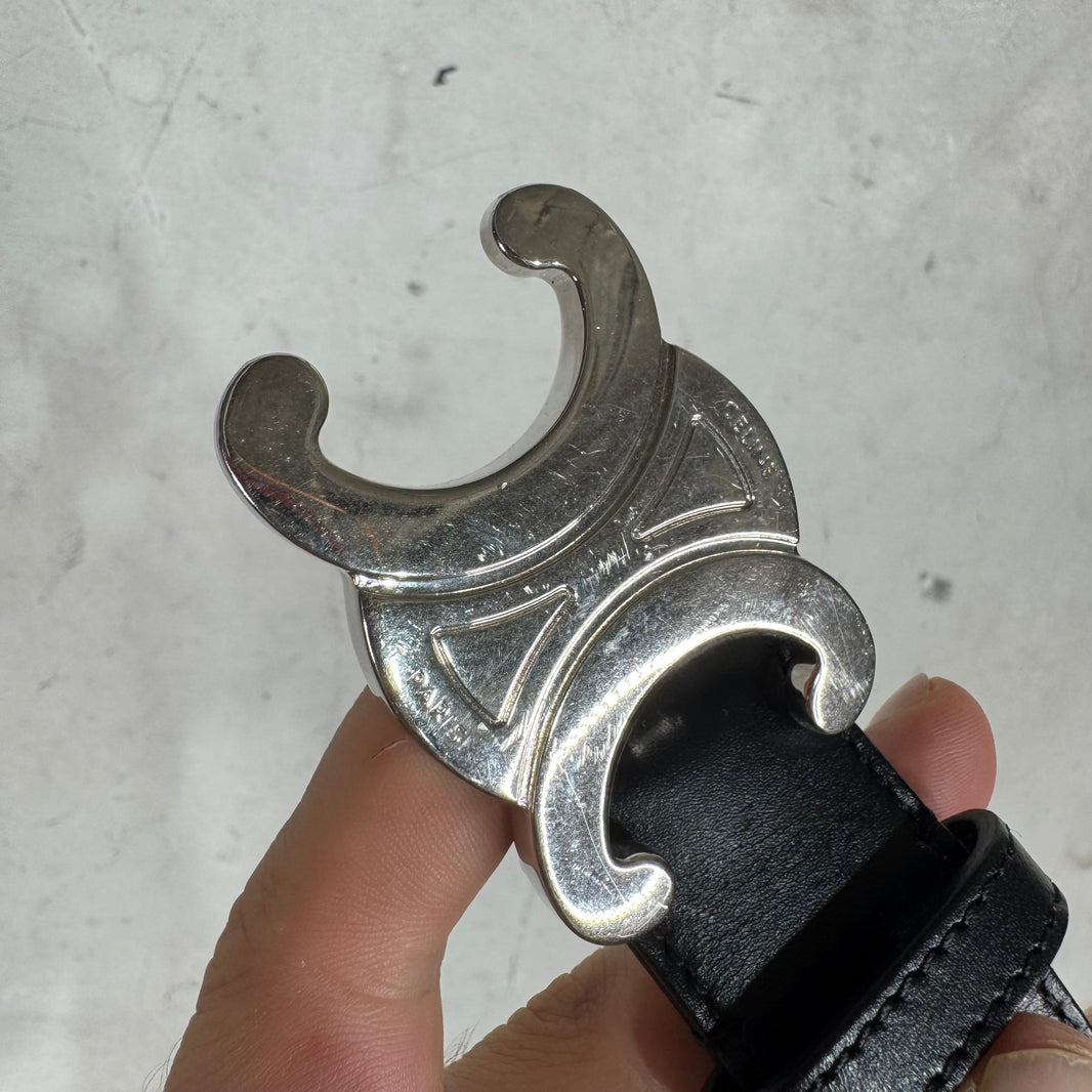 Celine Triumph Logo Belt