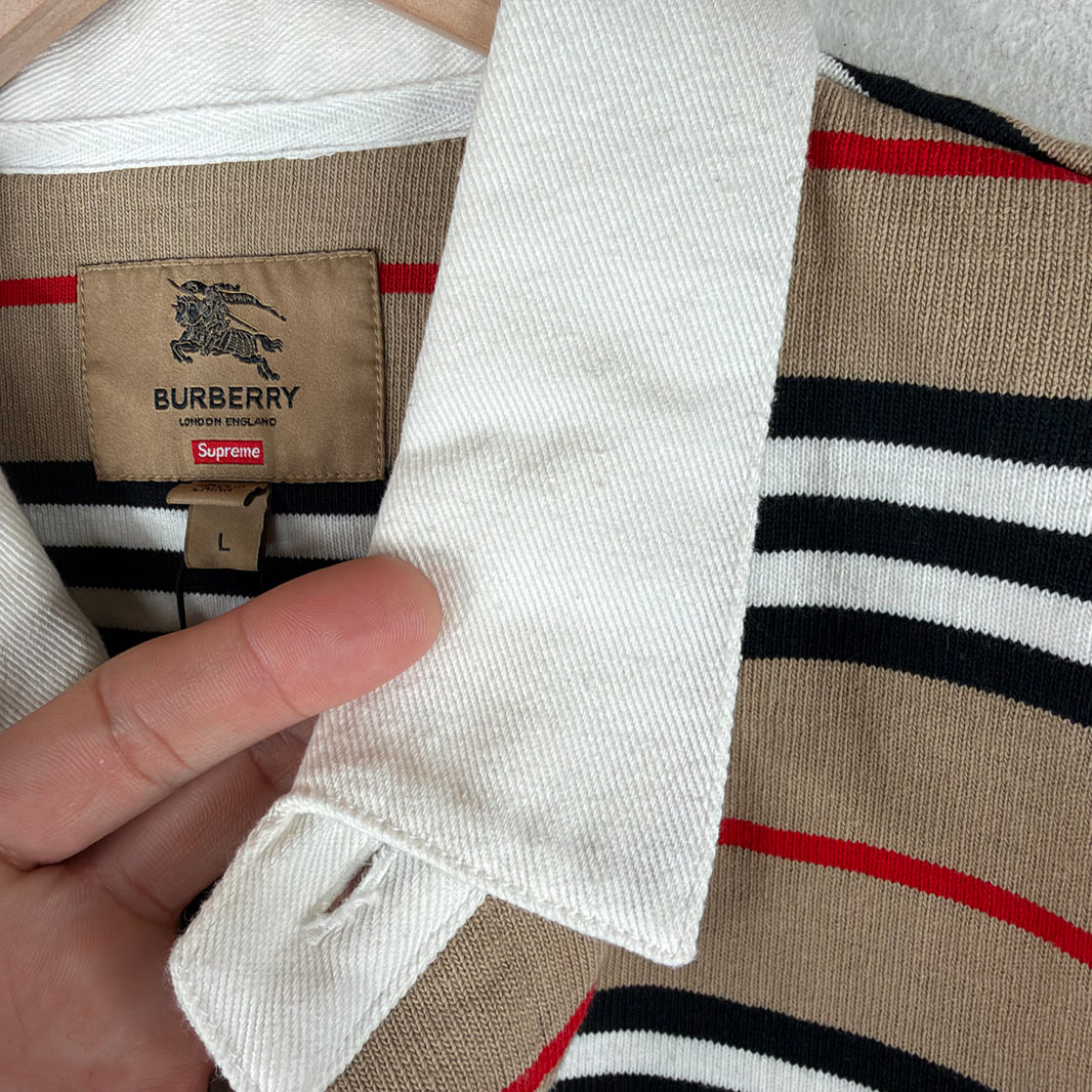 Supreme Burberry Rugby Shirt