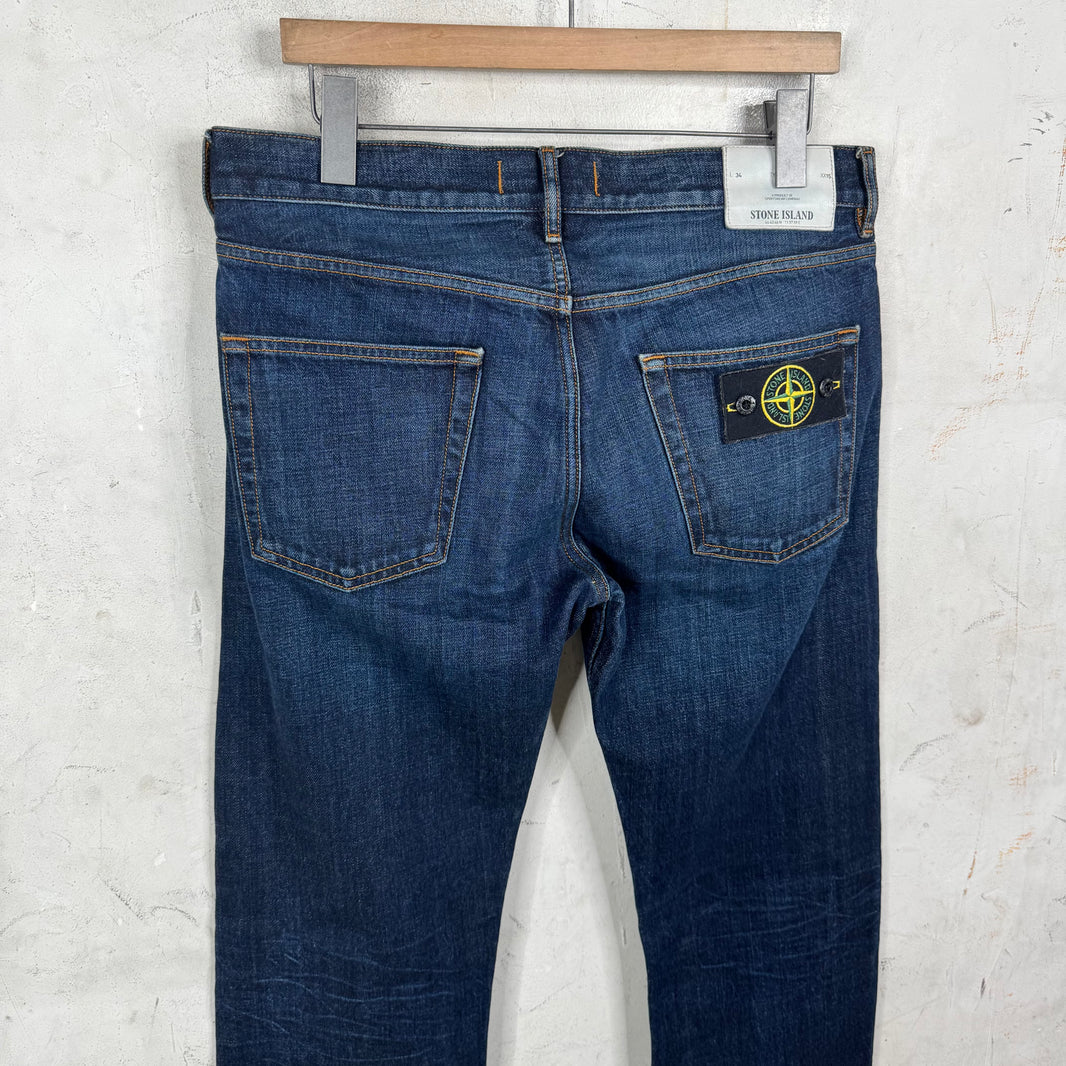 Stone Island Dark Blue Jeans