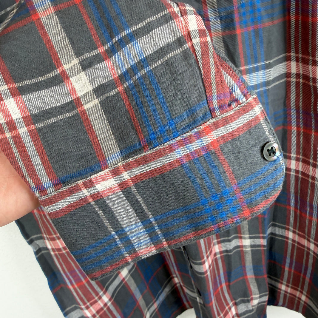 Dries Van Noten Red Thin Flannel
