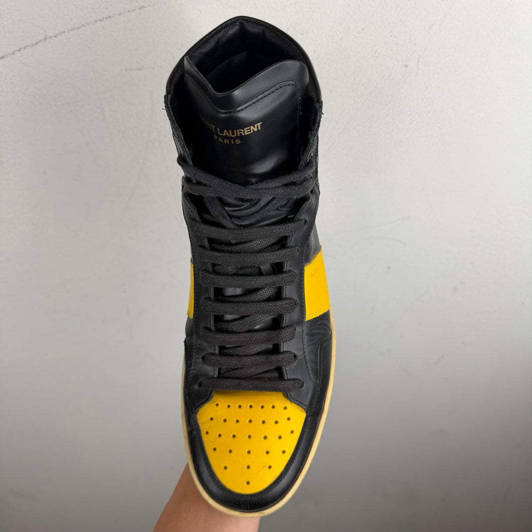 Saint Laurent Yellow/Black SL-10H Sneakers