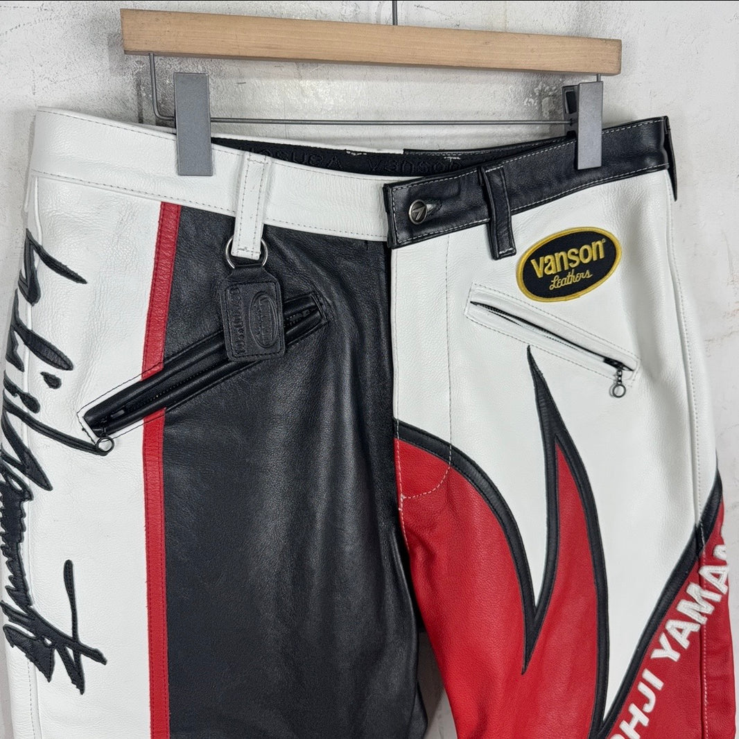 Supreme x Yohji Vanson Split Leather Pants