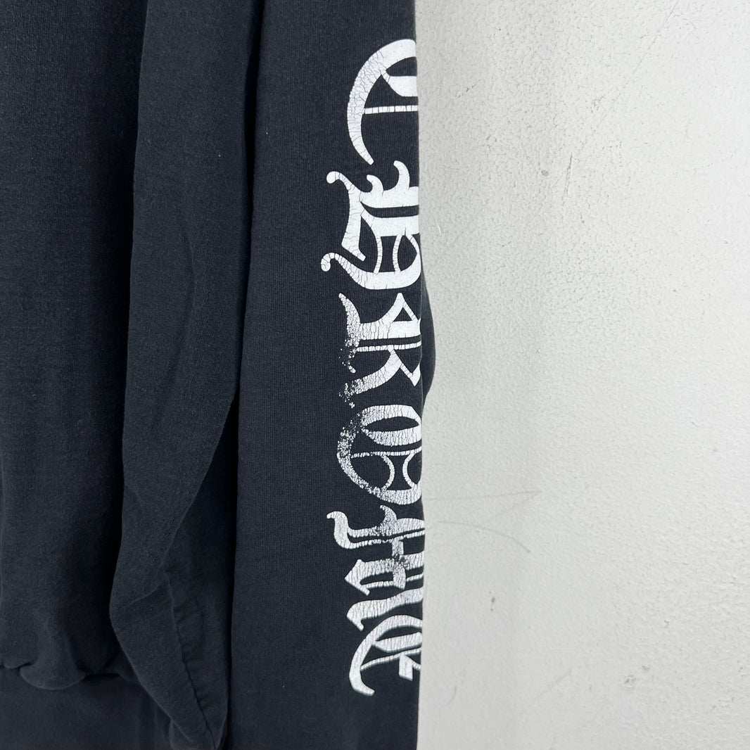Chrome Hearts Smoked Vertical Logo Hoodie