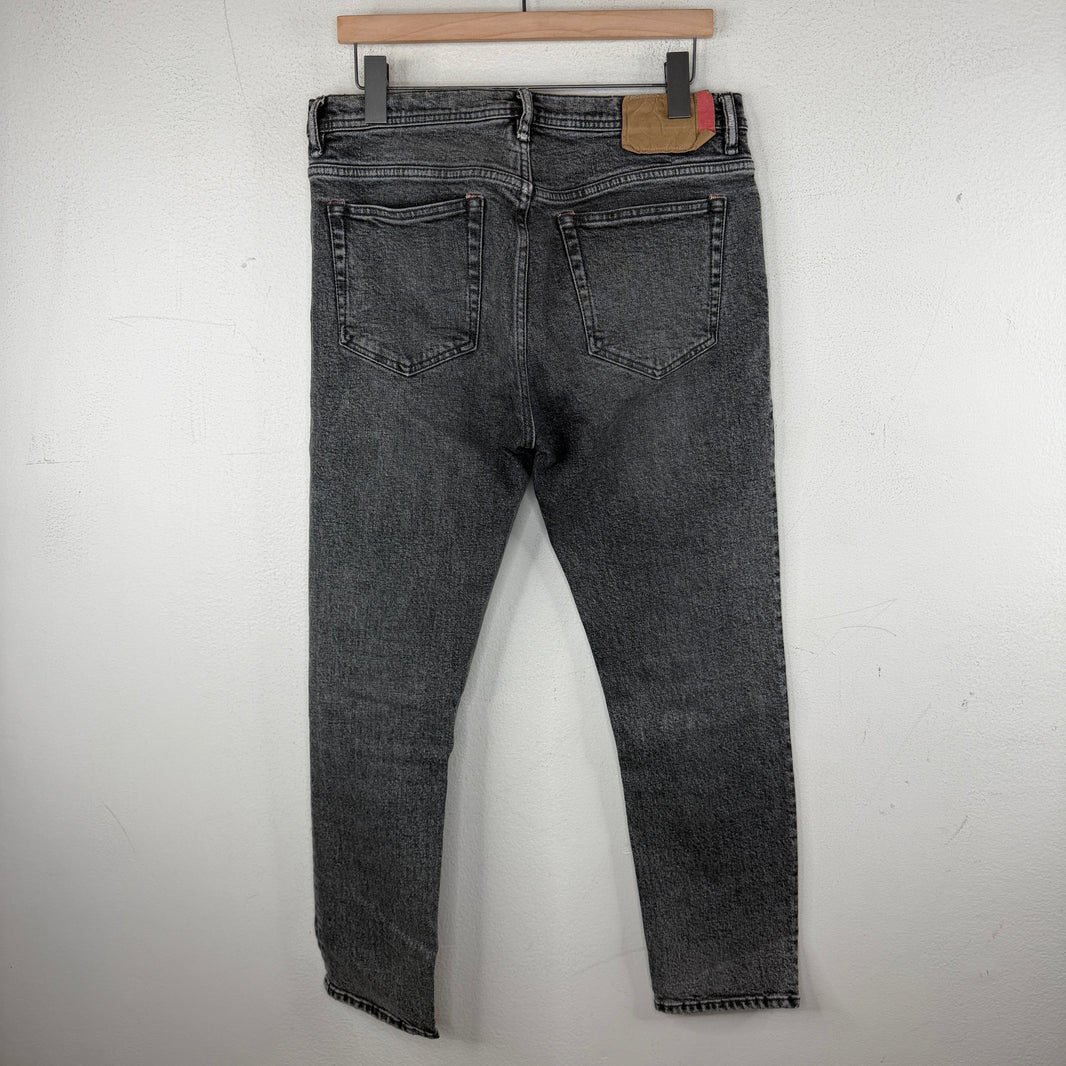 Acne Studios Bla Konst Gray Washed Skinny Jeans